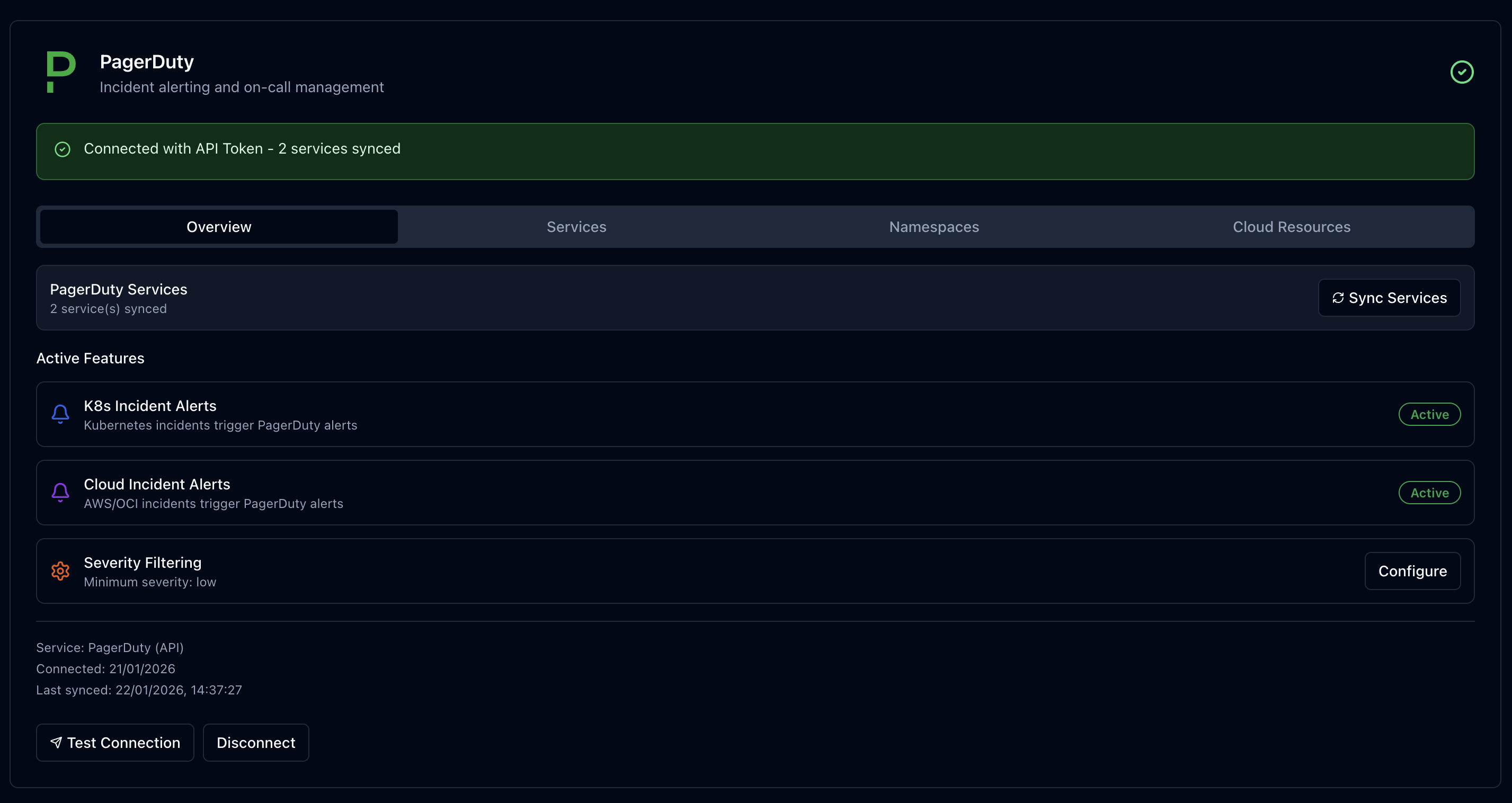PagerDuty Integration